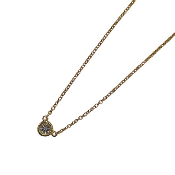 Tiffany Visor Yard Necklace Yellow Gold